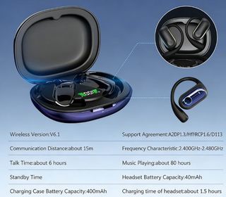 SIN ABRIR 2 Auriculares con Traducción IA Open Ear