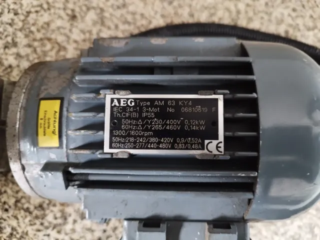 Motor reductor AEG 230V