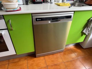 Muebles de cocina blancos/verdes