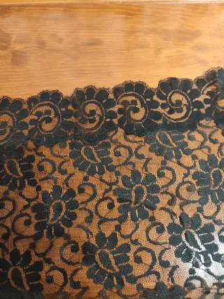 Mantilla Encaje Negra Semana Santa / Fallas