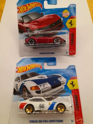 Hot Wheels Ferrari 12Cilindri y 365 GTB4
