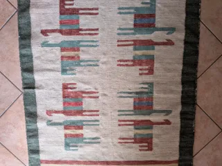 Tappeto Kilim Etnico Boho Beige Multicolor