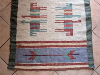Tappeto Kilim Etnico Boho Beige Multicolor