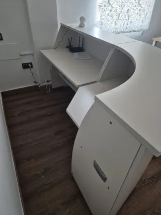 Mostrador Recepción Blanco