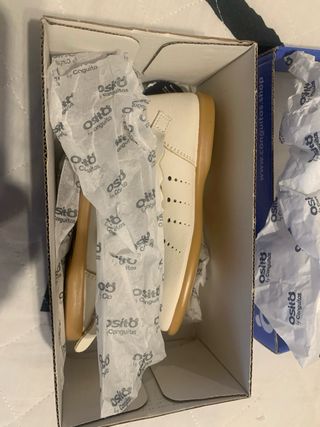 Bailarinas de piel Conguitos en blancas