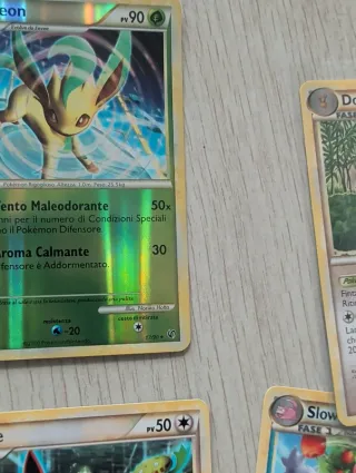 Lotto Carte Pokémon Leafeon Reverse Holo