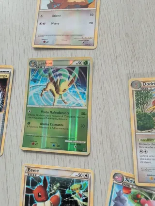 Lotto Carte Pokémon Leafeon Reverse Holo