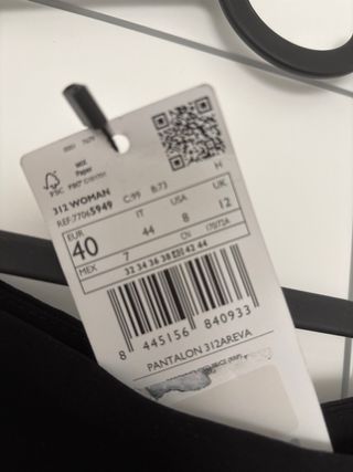 Falda pantalón Mango negra