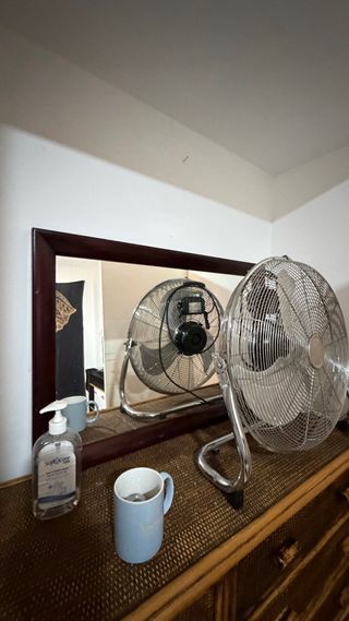 Espejo decorativo madera y metal