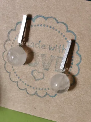 Lote pendientes piedras semipreciosas naturales