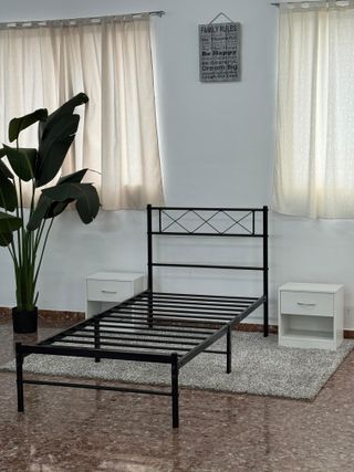 OFERTA! nueva cama individual +2 mesitas noche