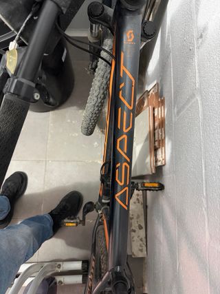 Bicicleta Montaña Scott Negra/Naranja