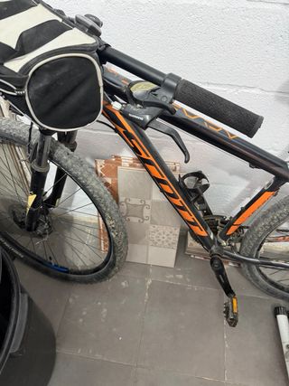 Bicicleta Montaña Scott Negra/Naranja