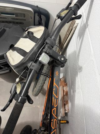 Bicicleta Montaña Scott Negra/Naranja