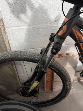 Bicicleta Montaña Scott Negra/Naranja