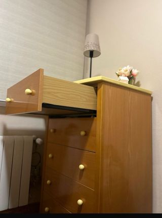 Cama nido 90cm + Sinfonier 5 cajones