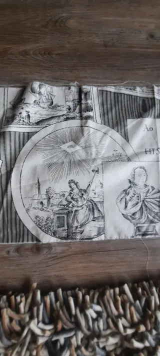 3 retales de tela vintage