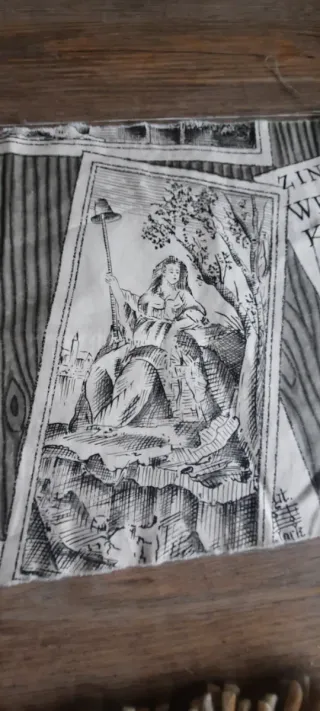 3 retales de tela vintage