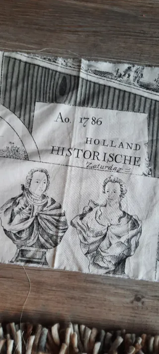 3 retales de tela vintage