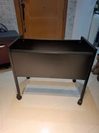 Carrito archivador carpetas colgantes 65x58x37cm