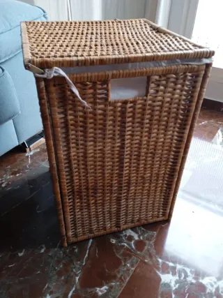 Cesto Ropa Ikea Branas Mimbre