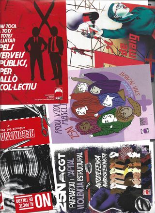 Pegatinas CGT Varias cantidad 200