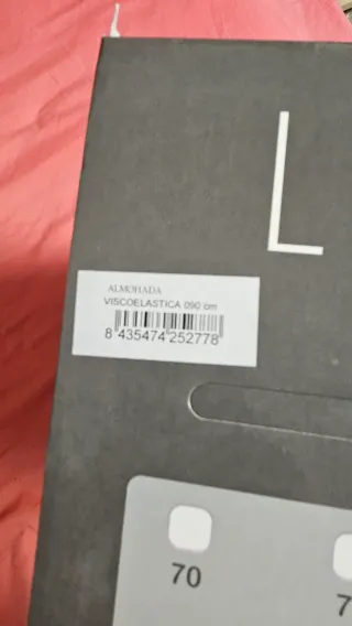 Almohada Viscoelástica 90 cm