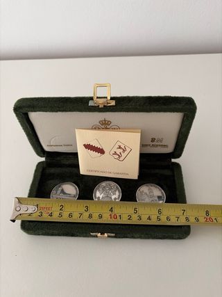 Colección 3 monedas Plata 1000 Esperanza Triana