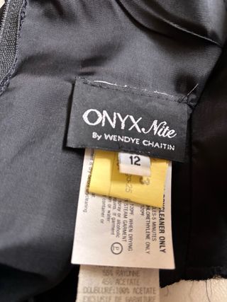 Vestido Negro Largo Fiesta