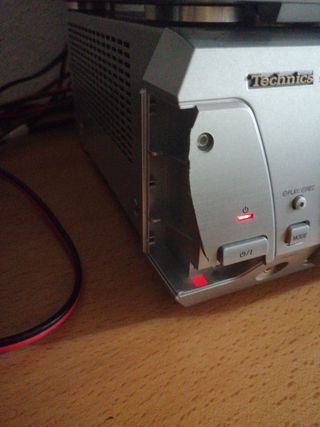 Equipo de música Technics plata