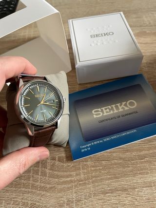 Reloj Seiko SNE529P1 Zafiro Solar. No negociable.