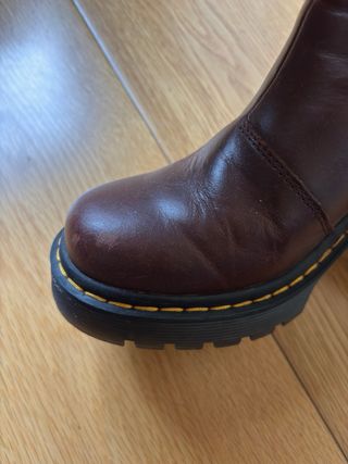 Stivaletti Dr. Martens Pelle Bordeaux Tg 38