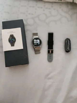 Reloj Inteligente Negro/Plateado