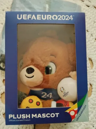 Lote UEFA EURO 2024: Peluche, Balón y Bolsa