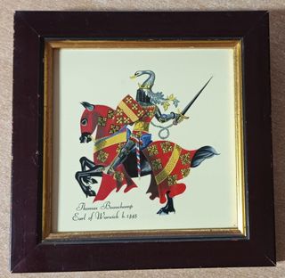 3 CUADROS JUSTA TORNEO NOBLES CABALLEROS INGLESES