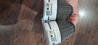 Converse Negras y Blancas Talla 38