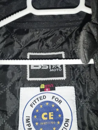 Chaqueta Moto Niño BSTAR Negra y Flúor