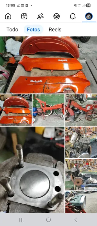 Mobilette Campera Roja