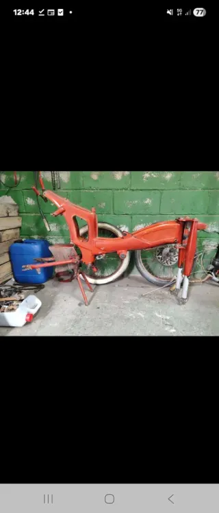 Mobilette Campera Roja