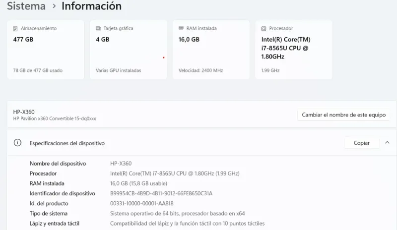 HP Pavilion x360 Convertible 15 afbeelding 9