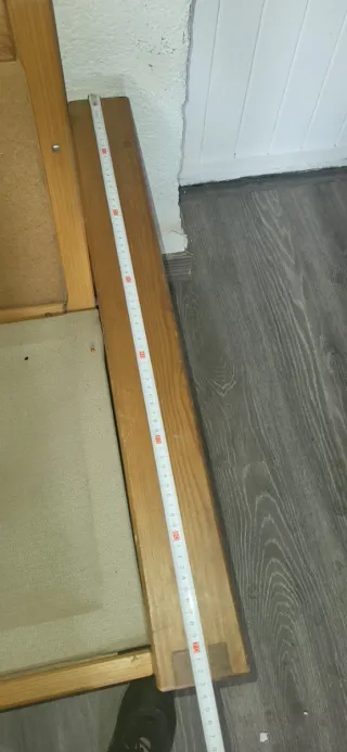 Estructura sofá madera y tela