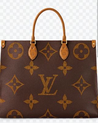 Borsa Louis Vuitton OnTheGo Pelle Marrone