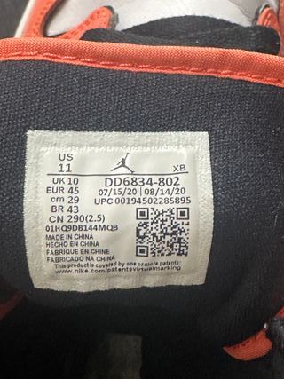 Nike Jordan 1 Mid Arancioni Taglia 45