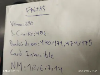 Cambio cromos Adrenalyn 25-26