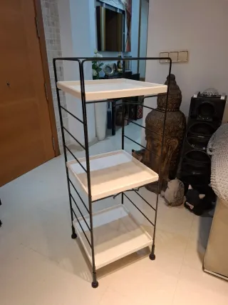 Estantería Metálica 3 Baldas PVC 103x36x36cm