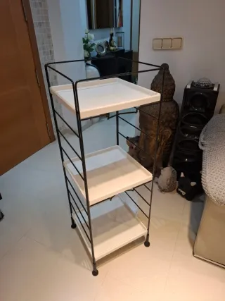 Estantería Metálica 3 Baldas PVC 103x36x36cm