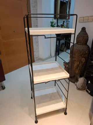 Estantería Metálica 3 Baldas PVC 103x36x36cm