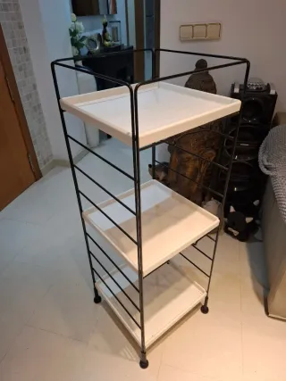 Estantería Metálica 3 Baldas PVC 103x36x36cm