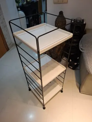 Estantería Metálica 3 Baldas PVC 103x36x36cm