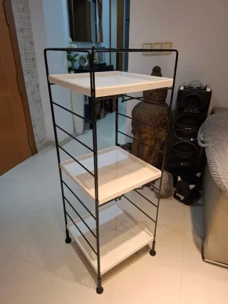 Estantería Metálica 3 Baldas PVC 103x36x36cm